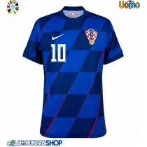 Maglie da calcio Croazia Luka Modric #10 Seconda Maglia Europei 2024 Manica Corta